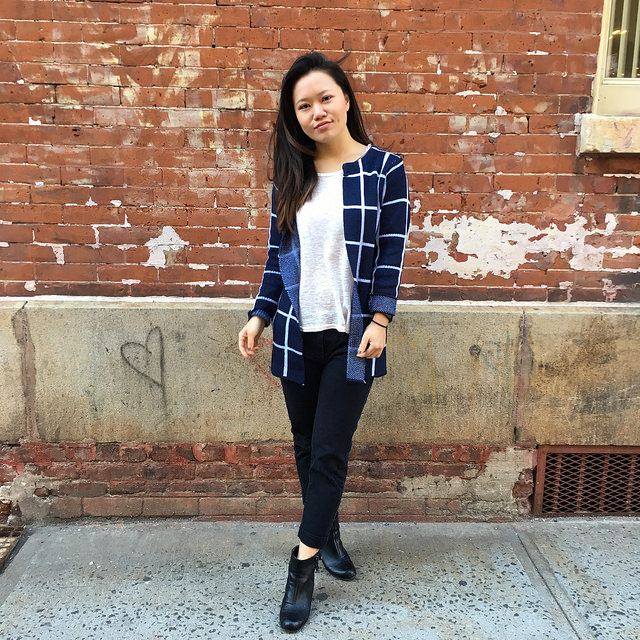 PLAID CARDIGAN • MARIANNYC