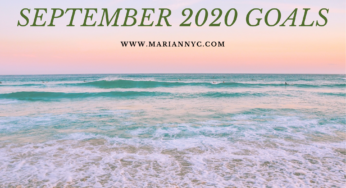 SEPTEMBER 2020 GOALS