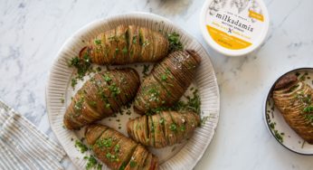 HEARTY HASSELBACK POTATOES