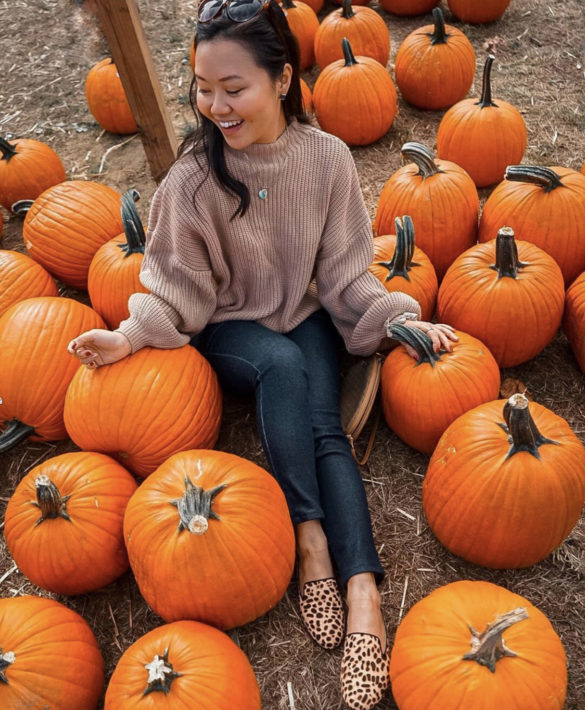 pumpkin picking