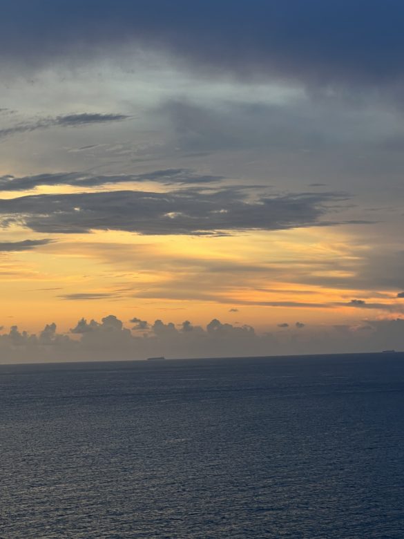beauteiful sunset cruise