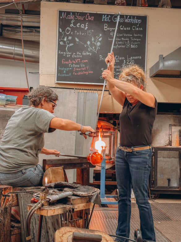 glass blowing experience