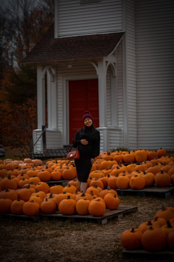 pumpkin picking