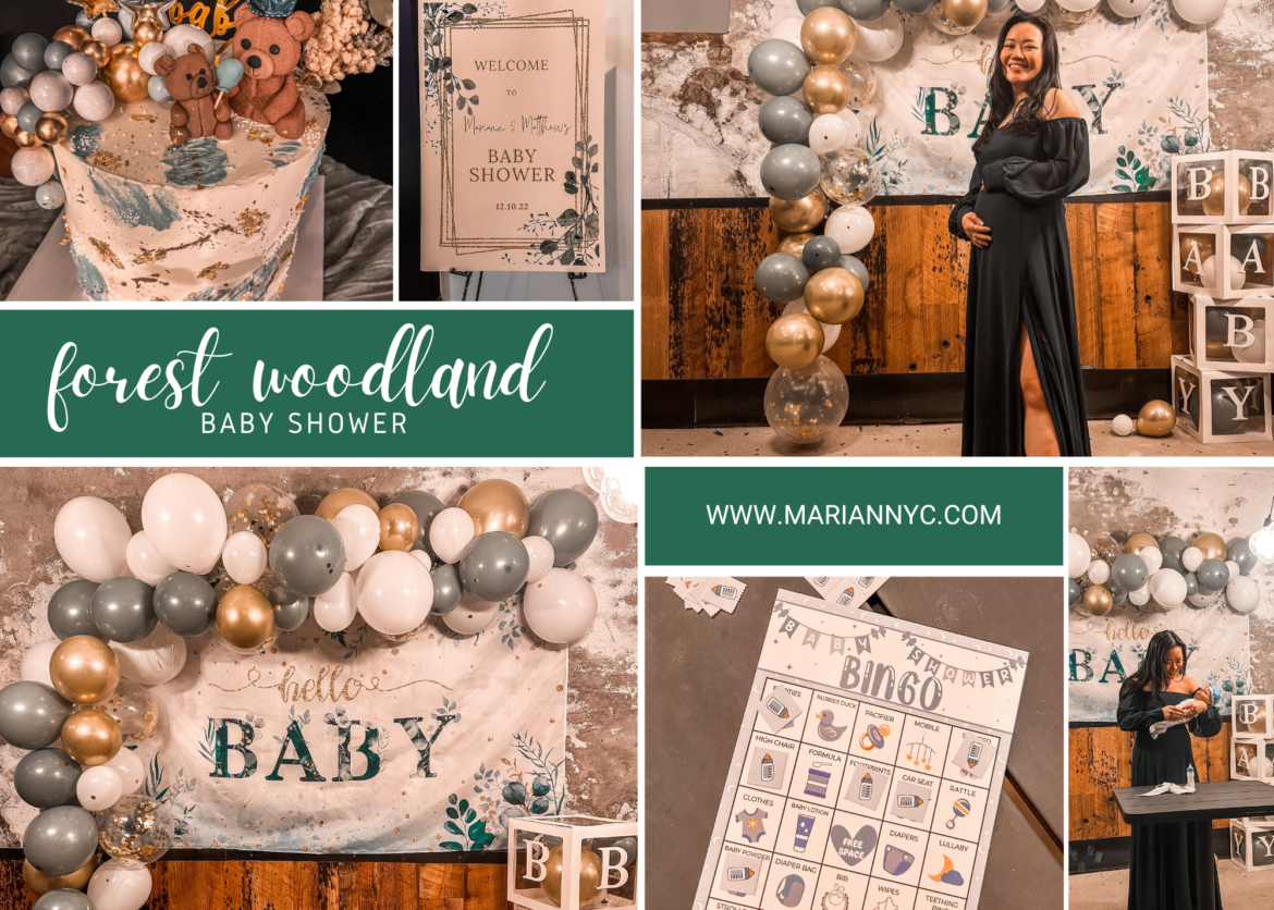 forest woodland baby shower
