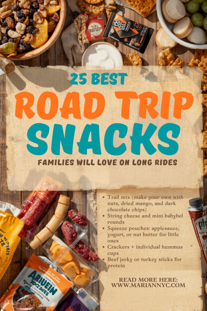 road trip snacks